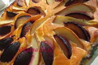 Тарт Творог, фрукты, карамель