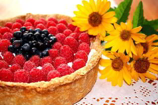 Ягодная тартинка