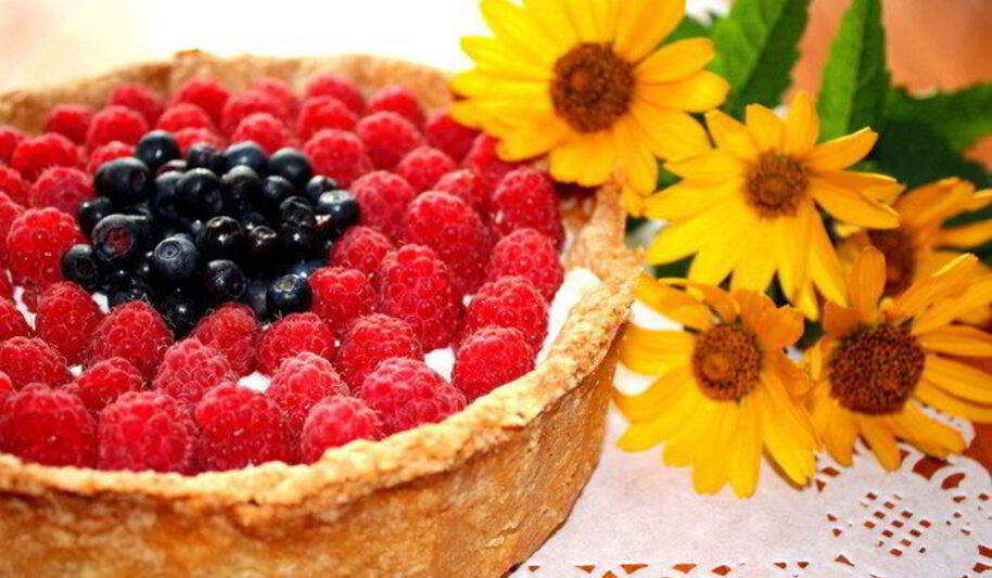 Рецепт ягодной тартинки