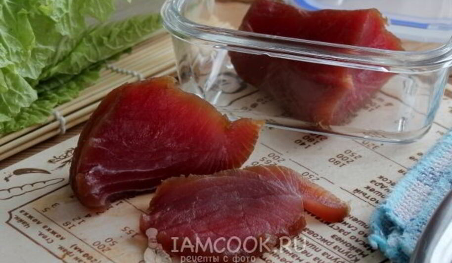 Рецепт тунца маринованного