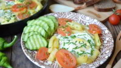 деревенская яичница