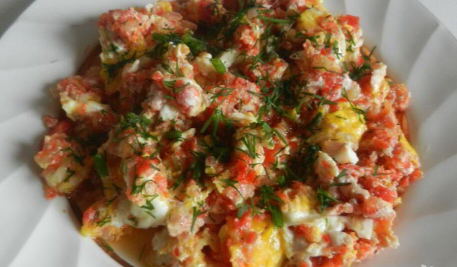 Рецепт вкусной яичницы