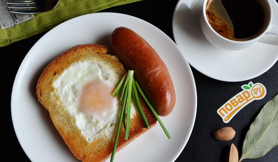 Рецепт яичницы по-французски