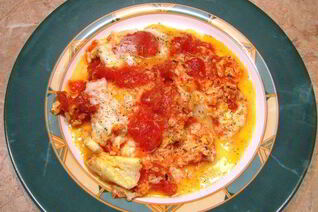 Яичница с помидорами — великое сочетание продуктов