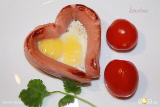 Яичница с сосиской Breakfast for you