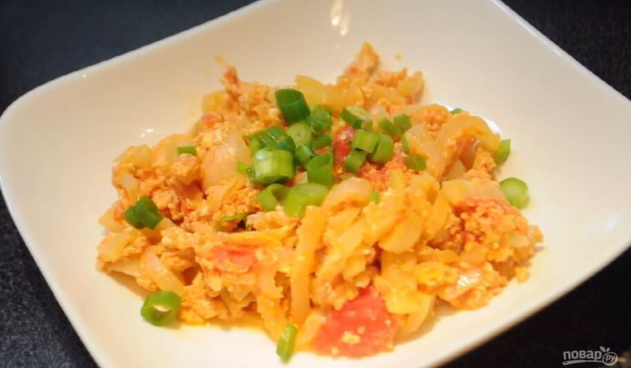 Рецепт яичницы шакшука