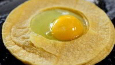 яичница в тортилье