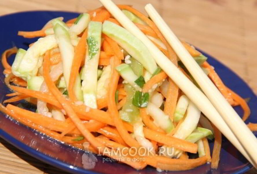 Закуска из овощей по-корейски