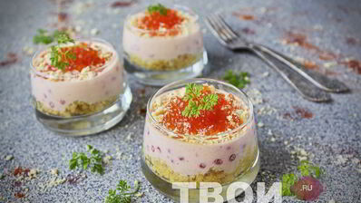 закуска из семги и сыра