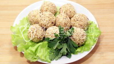 закуска новогодние снежки