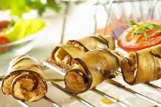 Закуска Тещин язык из кабачков и баклажанов