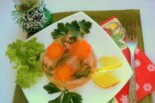 Заливное из семги