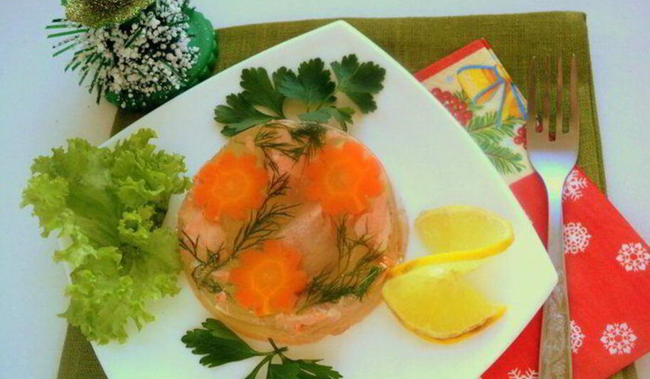 Рецепт заливного из семги