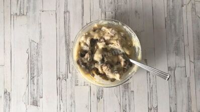 классический жульен с курицей и грибами