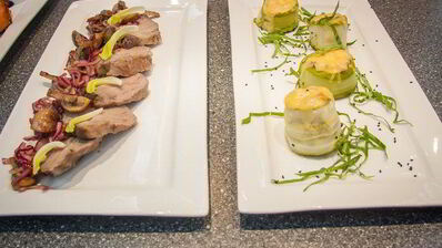 рулетики из цукини с жульеном