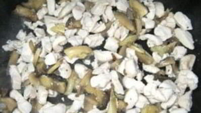 жульен на сковороде