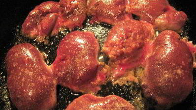 жульен печеночный с грибами под сыром джюгас