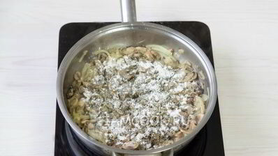 жульен с грибами и сливками