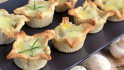 жульен с грибами в тарталетках