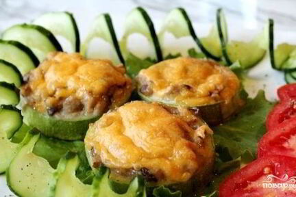 Жульен с кабачками