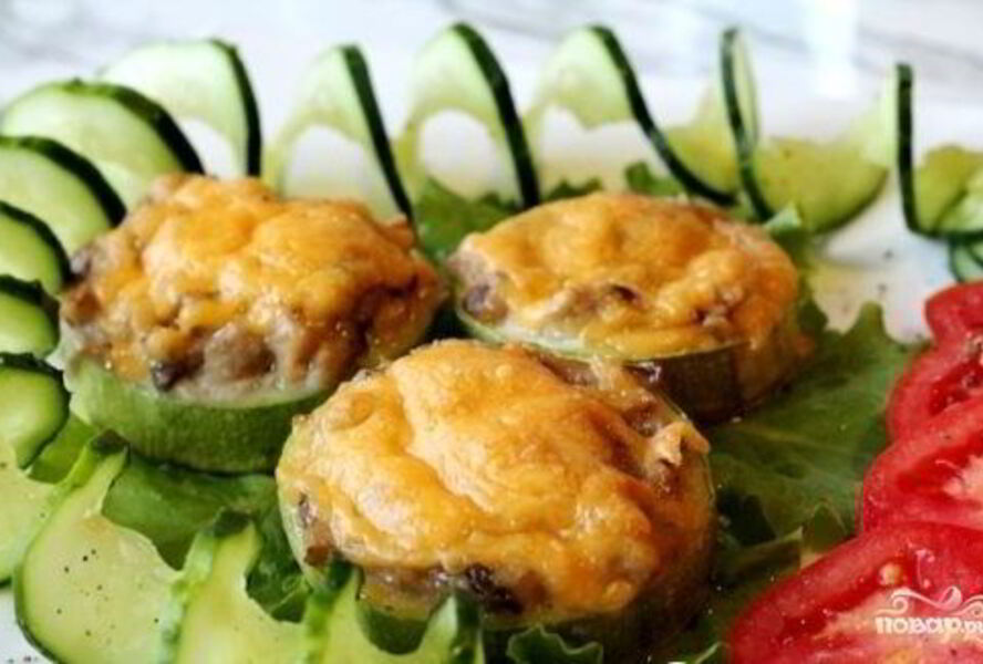 Жульен с кабачками