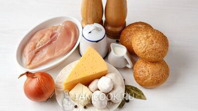 жульен в булочках