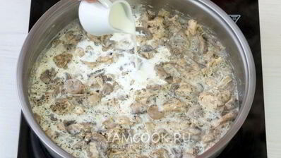 жульен в булочках