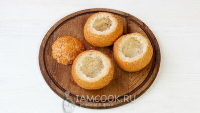 жульен в булочках