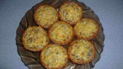 жульен в тарталетках