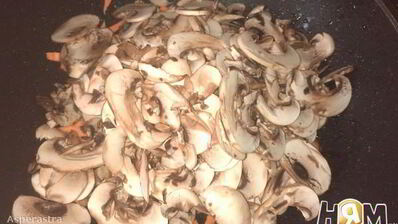 жюльен-фьюжн из гречки с грибами