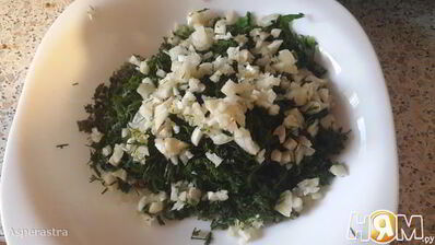 жюльен-фьюжн из гречки с грибами