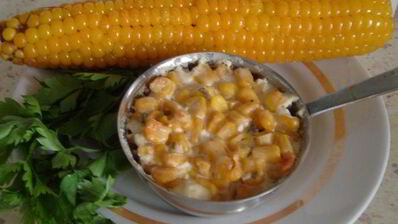 жюльен неклассический с кукурузой