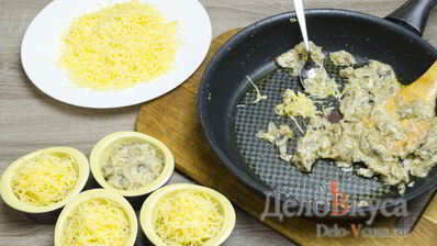 жюльен с грибами