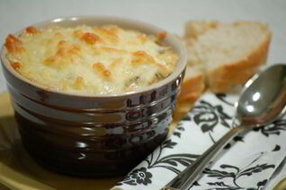 Жюльен с курицей и шампиньонами