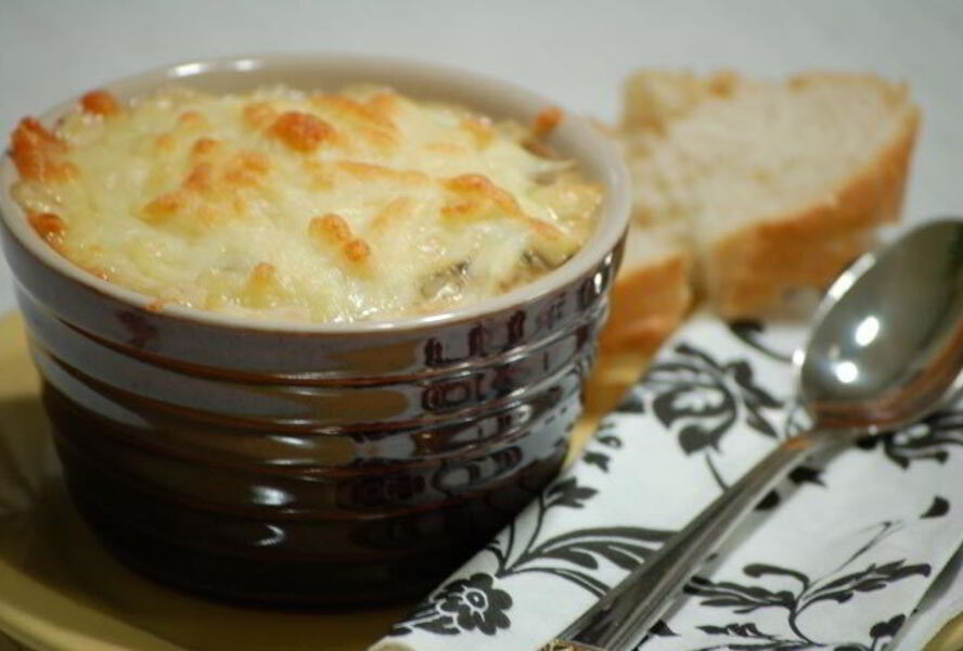 Жюльен с курицей и шампиньонами